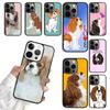 Cavalier King Charles Spaniel Dog Phone Case Cover For iPhone 17 Air 16 15 14 Plus 11 12 13 Pro  Max Coque Cover Shell