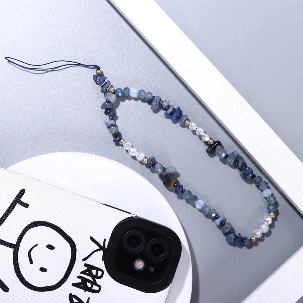 

Mobile Phone Chain Pearl Mobile Phone Lanyard Beads Chain Mobile Phone Strap Cell Phone Lanyard фіолетовий
