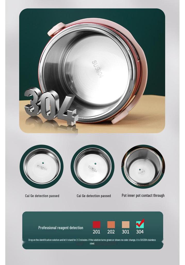 Durable Vacuum Insulated 304 Stainless Steel Lunch Box with Lid