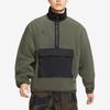 Nike ACG Logo Embroidered Half-Zip Fleece Pullover Jacket Men Jackets Army-Green CK6839-325