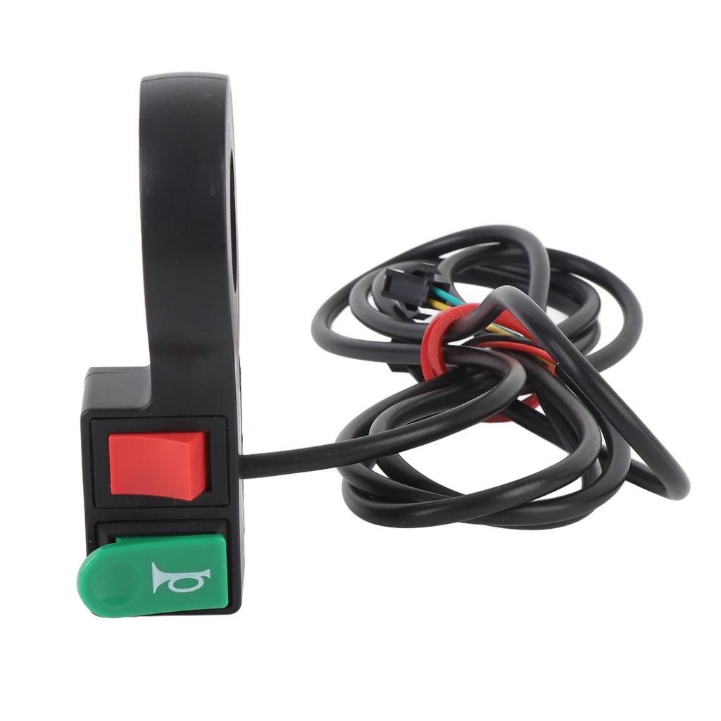2 In 1 Motorcycle Handlebar Switch Multifunctional Forward Reverse Horn Button Switch for Scooter 1.5 M Cable