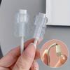 Protezione Trasparente in TPU per Cavo di Ricarica per Dispositivi Apple e Android