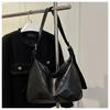 Retro Style Faux Leather Tote Bag for Women Large Capacity Shoulder Handbag