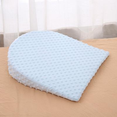 Baby Anti-spitting Milk Sloping Mat Newborn Anti-overflow Milk Sloping Side Lying Baby Anti-choking Feeding Artifact Lactation Pillow Blue