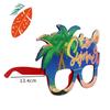 Luaus Party Glasses Funny Hawaiians Glasses,Tropical Fancy Dress Props,Beach Theme Party Supply Decors for Adult Kids
