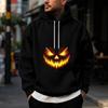 Herren Halloween Motiv - Gefütterter Pullover Hoodie für Freizeitkleidung