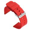 14mm 16mm 18mm 19mm 20mm 21mm 22mm 24mm Liberación Rápida Correa de Reloj de Silicona Suave Pulsera de Goma Impermeable de Repuesto