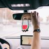 Car Swing Ornament Cute Crafts Charm Fruit Design Cute Rear View Mirror Accessories For Automobile Truck SUV Trailer Vehicle