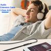 3,5mm Audio-Verlängerungskabel Stecker auf Buchse 3,5mm Klinkenstecker Aux-Kabel für Kopfhörer Lautsprecher Auto PC MP3/MP4-Player AUX-Verlängerungskabel
