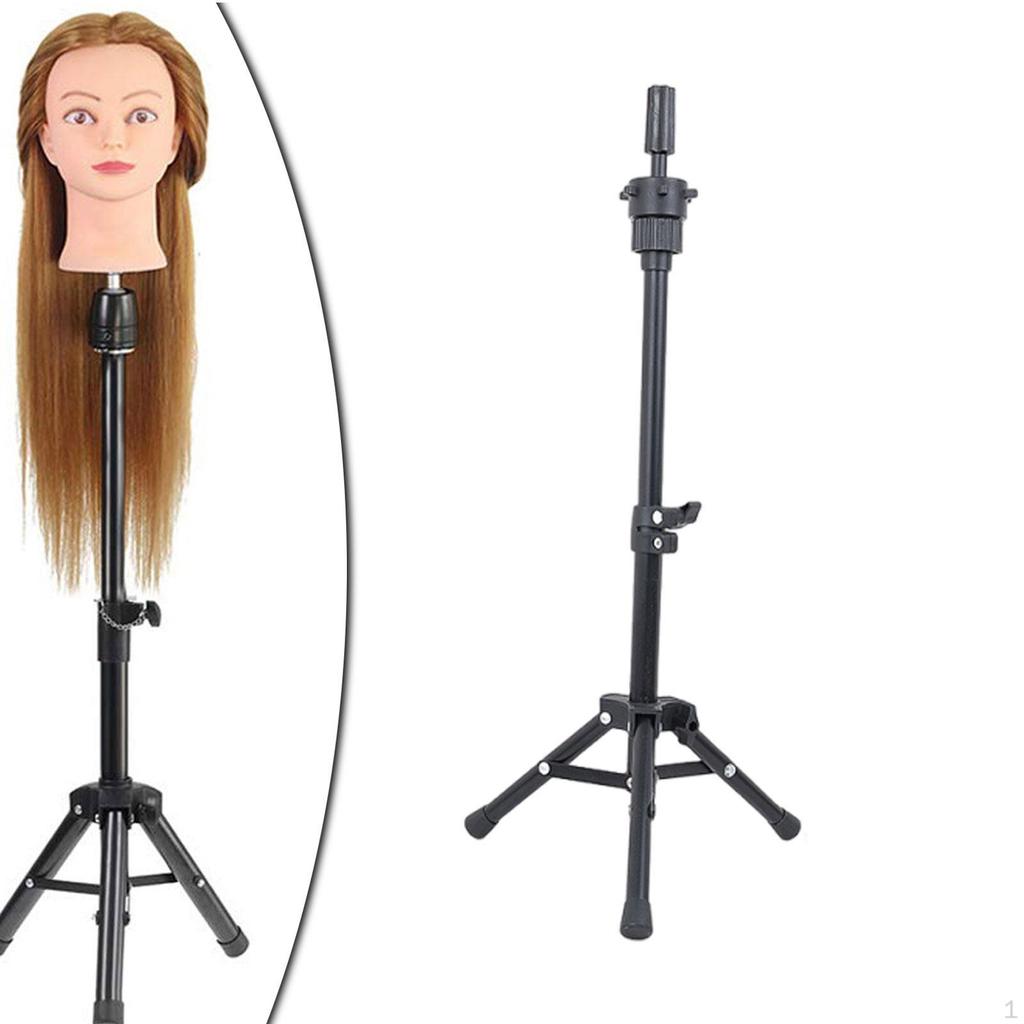 Mannequin Head Stand Adjustable Durability, Sturdy Premium Practical, Professional, Easy to Use Wig