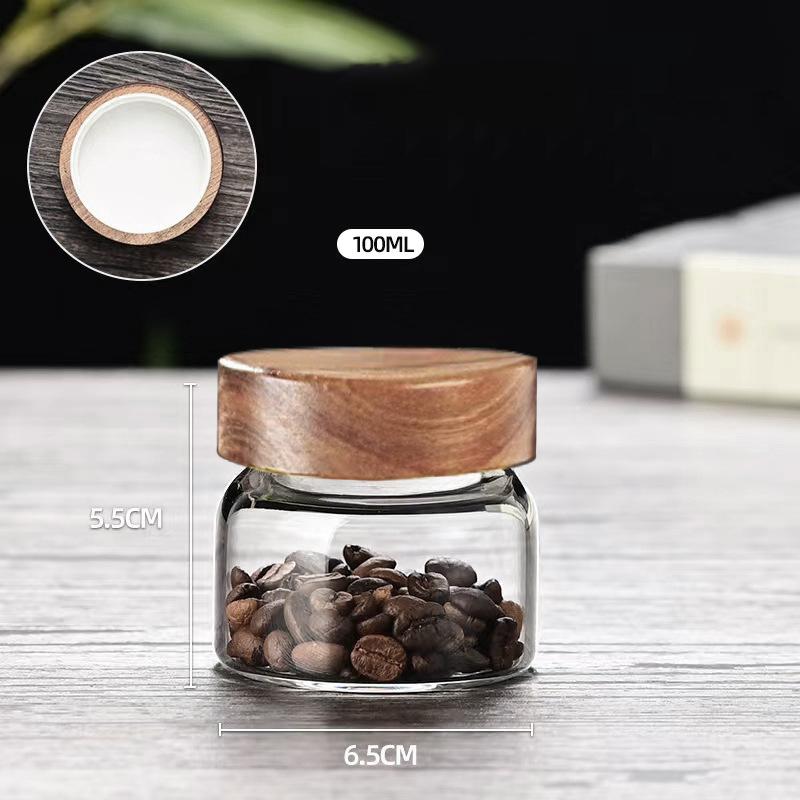 Kaffeebohnen Aufbewahrungsbehälter Röhren Displayständer Teeflasche Glas Einzeldosis Espresso Zubehör Kaffeegeschirr Set Barista Werkzeug Geschenk