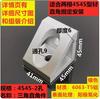 4pcs Aluminum Profile Right Corner Extrusion  Fitting Triangle Connection Block Black 2020 3030 4040