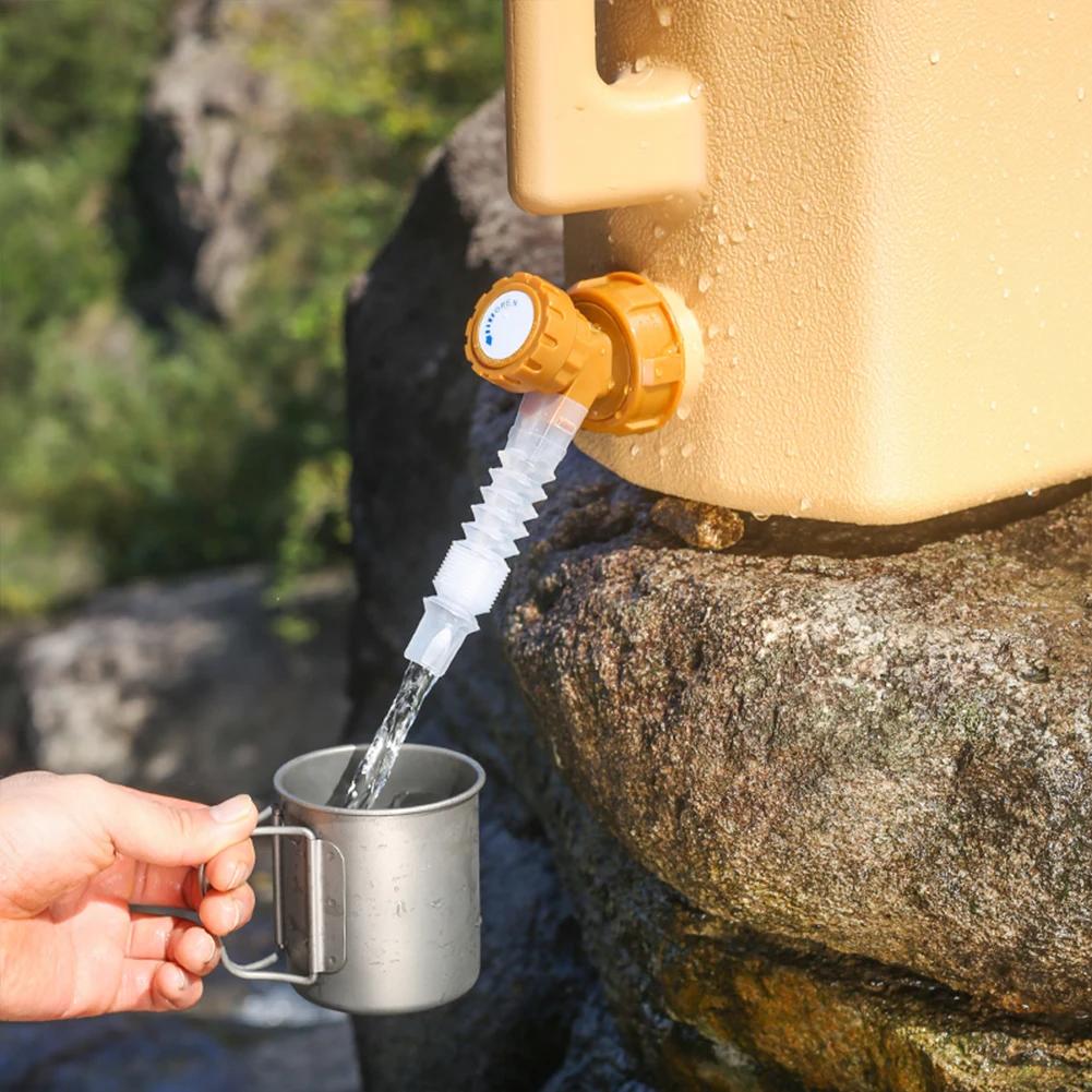 20L Camping Drinking Water Bucket Portable Water Tank with Faucet Large Capacity Water Dispenser Carrier Storage for Car Camping