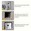 86 Type Square Hole Cutter Carbon Steel Construction Tool For Efficient Electrical Box Mounting Operations
