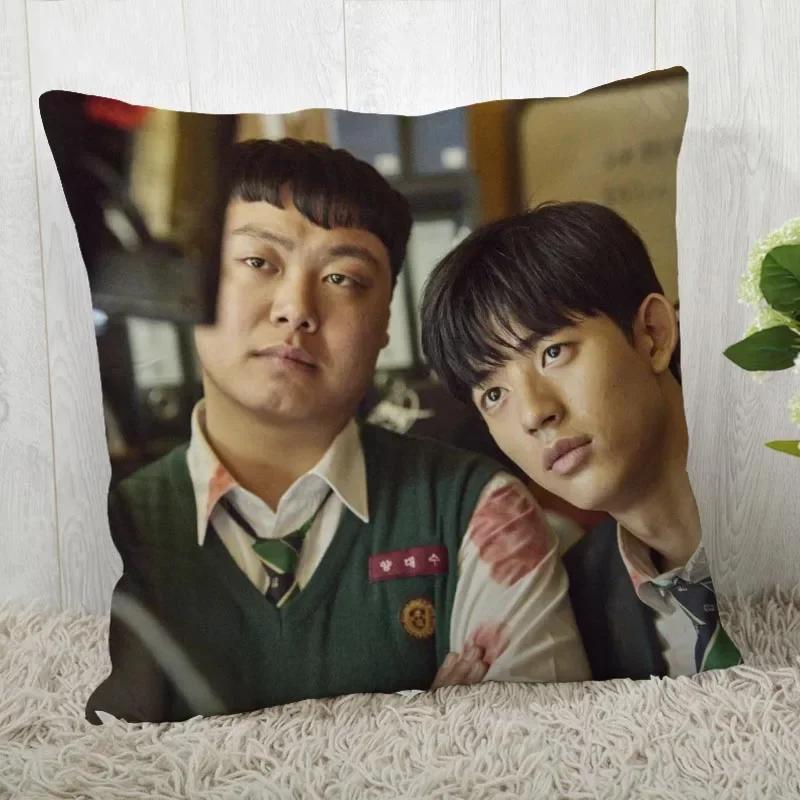 

ТВ KPOP Все мы мертвы Наволочка Настроить Наволочку Современная Домашняя Декоративная Наволочка Для Гостиной 04.01 12x12Inch