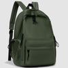 Solid Color Backpack Men's And Women's Large Capacity Travel Backpack Student Schoolbag