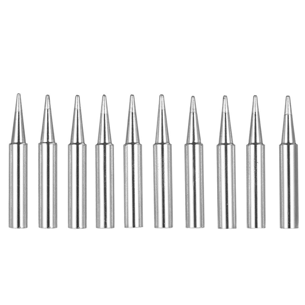 10PCS Soldering Iron Tips Replacement Solder Tip Screwdriver Iron 900M-T-B for Hakko 936 907 Soldering Rework Station Tool Kit