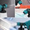 600W 1000ML Electric Cordless Spray Gun Household Paint Sprayer 3 Nozzle Sizes Power Tool