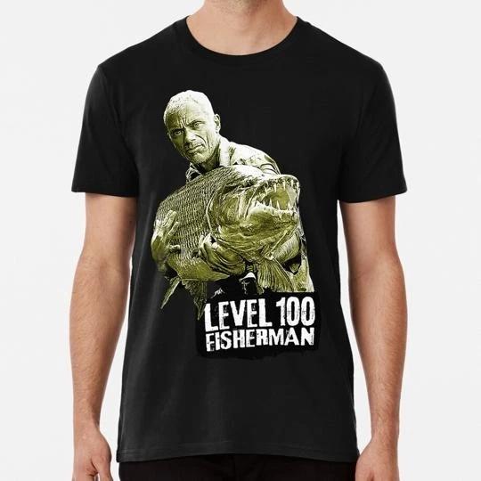 

Jeremy Wade Level 100 Fisherman Designs Size S to 5XL Made in the USA T-Shirt L