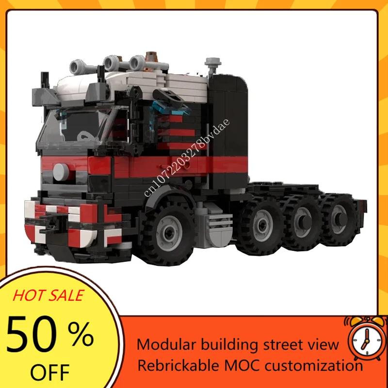 2394PCS High-Tech MOC 8x4 Semi-Tractor Model Custom Puzzles Technology Sets DIY Creative Assembly Education Toys Birthday Gifts