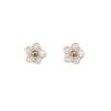 S925 Sterling Silver Small Flower Stud Earrings for Women - Elegant Forest Style, Perfect for Students and Everyday Wear.