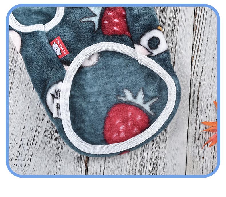 Warm Flannel Pet Pajamas for Dogs and Cats