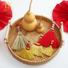 2026 Auspicious Flower Bouquet Broom Ornament for Chinese New Year DIY Decoration