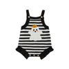 Citgeett Autumn Halloween Infant Baby Girl Bodysuit Sleeveless Embroidery Knit Overalls Casual Clothes