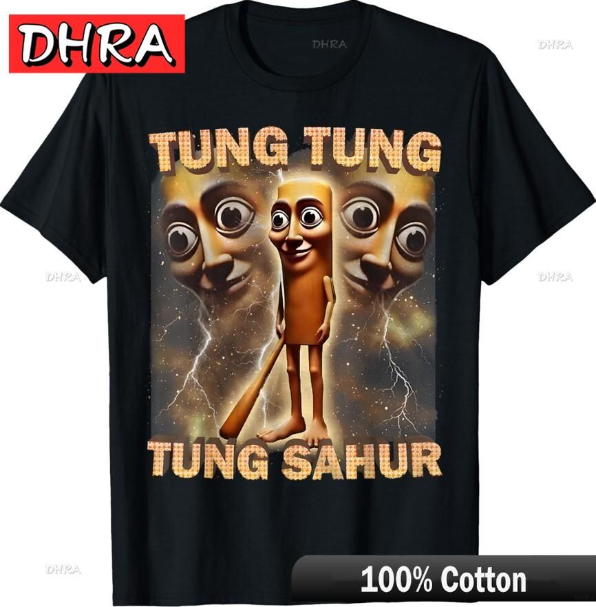 

Tung Tung Tung Sahur Funny Meme Brainrot Humor Gen Z Unisex TShirt Cute Stylish Graphic Shirts Urban Cool Cool TShirts Tees 4XL