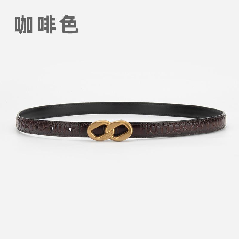 

Leather Belt Women S Jeans Trousers Decorative Belt Premium Cowhide Belt 105cm