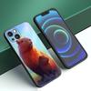Cute Cartoon Capybara Phone Case For Apple iPhone 12 13 Mini 11 14 15 Pro Max 7 8 Plus X XR XS SE 2020 2022 Black Silicone Case
