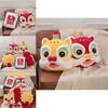 Colorful Plush Lion Pillow Chinese New Year Celebration Gift Soft Cozy Cushions