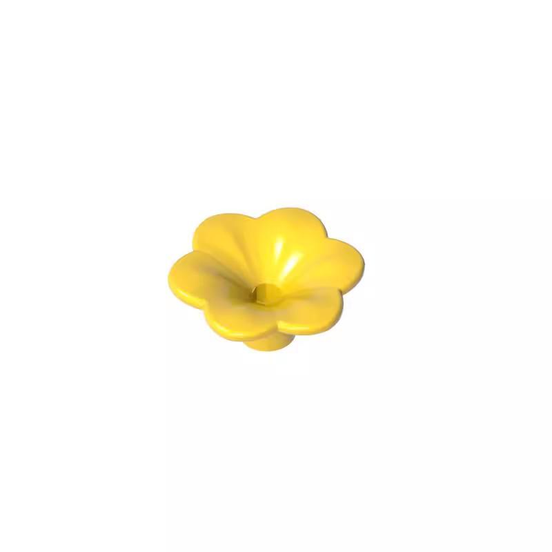 50g Small Particle Six-Petal Flower Building Blocks, Compatible with Loose Parts Standard