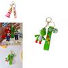 Princess Peach Keychain Super Mario Bros Nintendo Pendant Bag Charm
