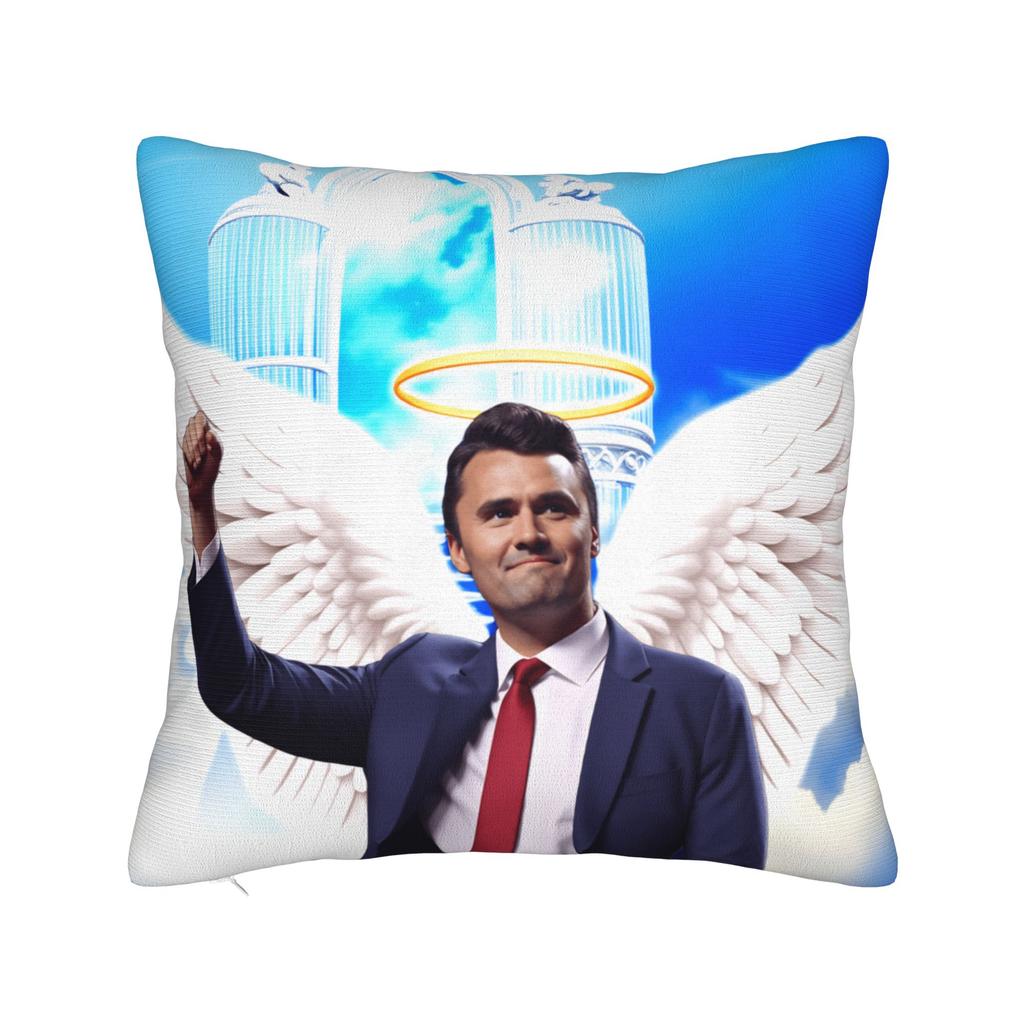 Charlie Kirk Death  Pillowcases  Vintage Pillow Case For Couch Sofa Bedroom Soft Pillow Cover