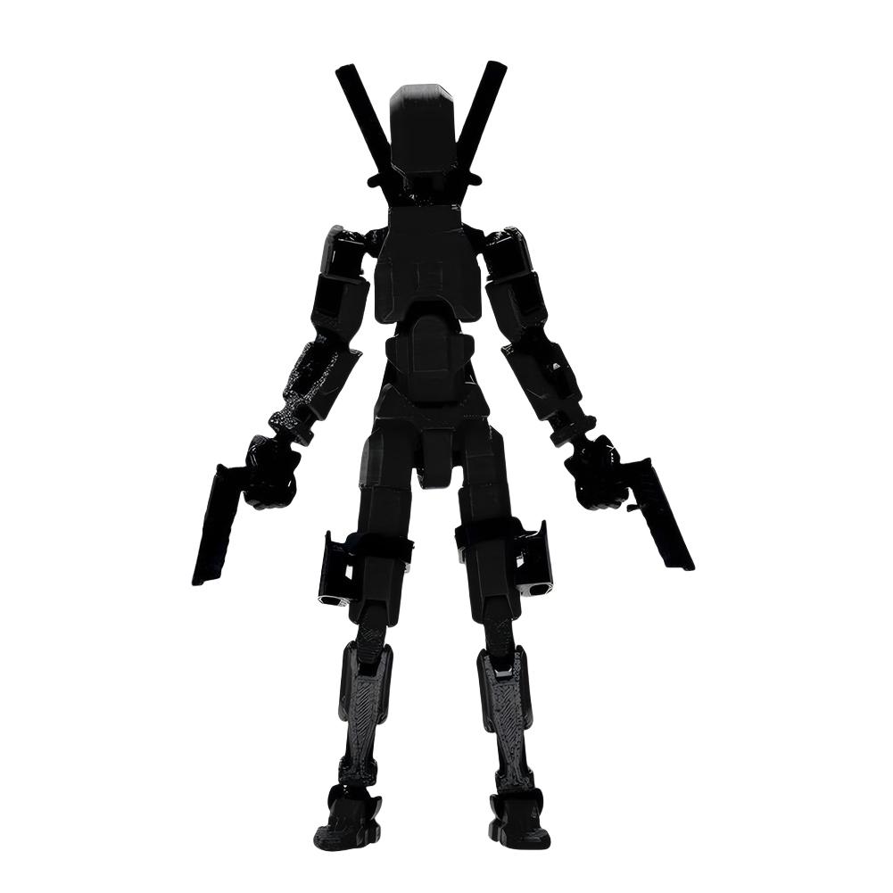 3D Printed Action Figure Robot Action Figure Assembly Completed Multi-Jointed Action Figures Action Figures Toys Desk Decoration