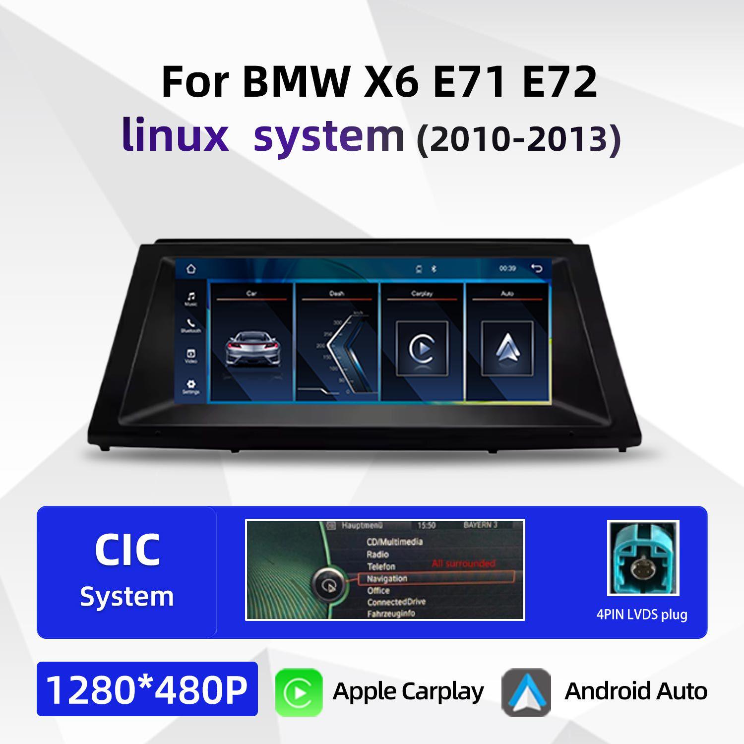 

8.8 GPS Navigation Display for BMW 6 Series E71/E72 Center Console 8.8
