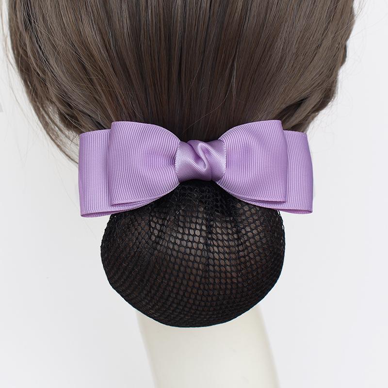 Yifei Original Professional Head Flower Hair Accessories Hairpin Hotel Bank Nurse Stewardess Disc Hair Mesh Bow