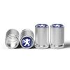 4pcs Car Wheel Tire Valve Caps Stem Covers for Peugeot 306 307 308 2008 m 3008 4008 508 406 407 408 206 207 208 208XS Decoration