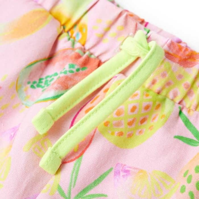 Children's Shorts with Drawstring Pale Pink 92/104/116/128/140