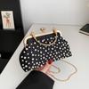 Kunstparel Diamant Ingelegd Schoudertas Metalen Ketting Messenger Bag Dames Banket Schelp Tas Mode Avond Clutch Handtas KTY