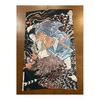 Ukiyo-e Tenugui Towel - Utagawa Kuniyoshi, Oki Jiro Hiroari - 100% Cotton, Made in Japan