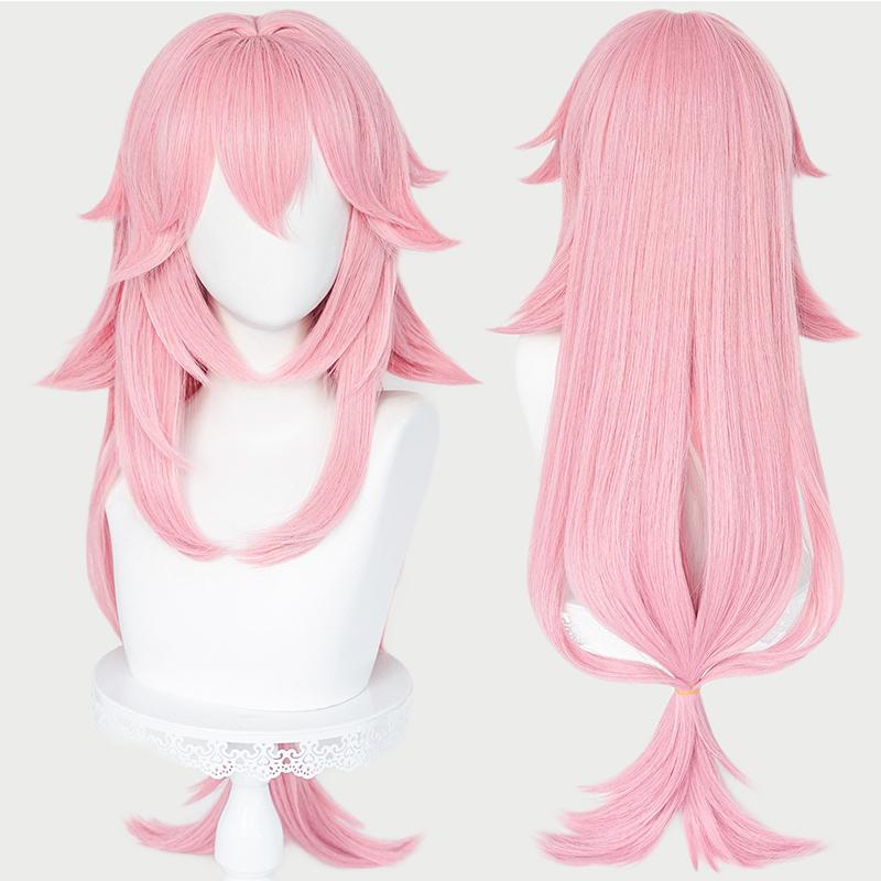   Yae Miko Cosplay Κοστούμια Anime Guuji Yae Deguisement φόρεμα περούκας Αποκριάτικες στολές για γυναίκες