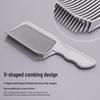 Men's Curved Edge Clipper Comb for Styling and Gradient Positioning In Hair Salons