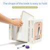 Jielisi Versatile Magnetic Desktop Whiteboard with Standup Writing Board  Includes 3PCS Black