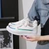 Women Sneakers Fashion Breathble Vulcanized Shoes Pu Leather Platform Shoes White Lace Up Casual Shoes