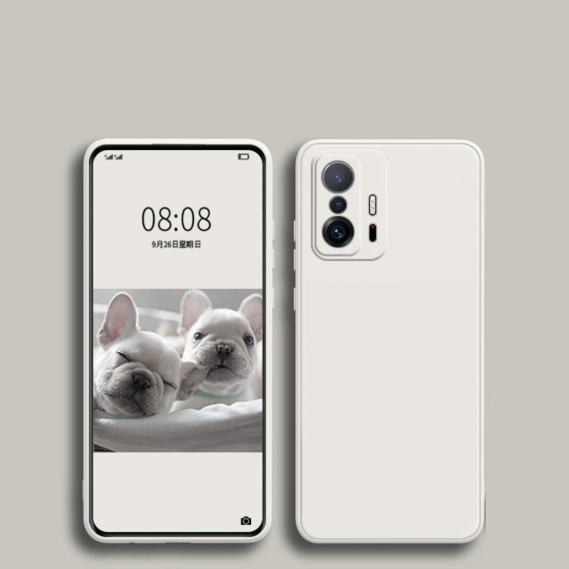 

Чехол Mi 11T Mi 11 T Mi11T Pro, квадратный, жидкий, силиконовый, полный защитный чехол для Xiaomi Mi 11T Mi11T Mi 11 T Pro Ultra Lite, Funda for Mi 11T Pro слоновая кость