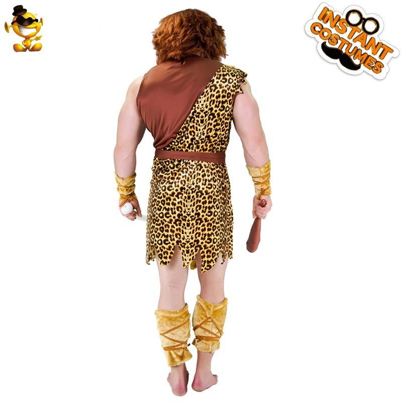 Halloween Adult Original Caveman Men's Savage Dress Party Dress Stage Dress Cosplay Costume