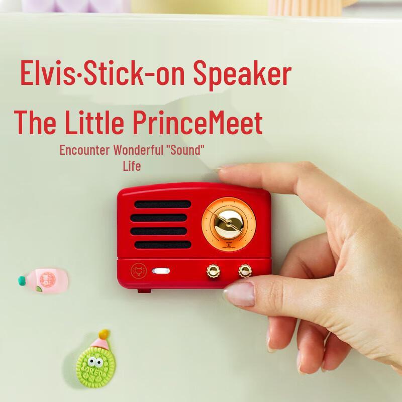 Elvis Radio MW-Q1 Portable Bluetooth Speaker with Radio CN plug (adapter included)