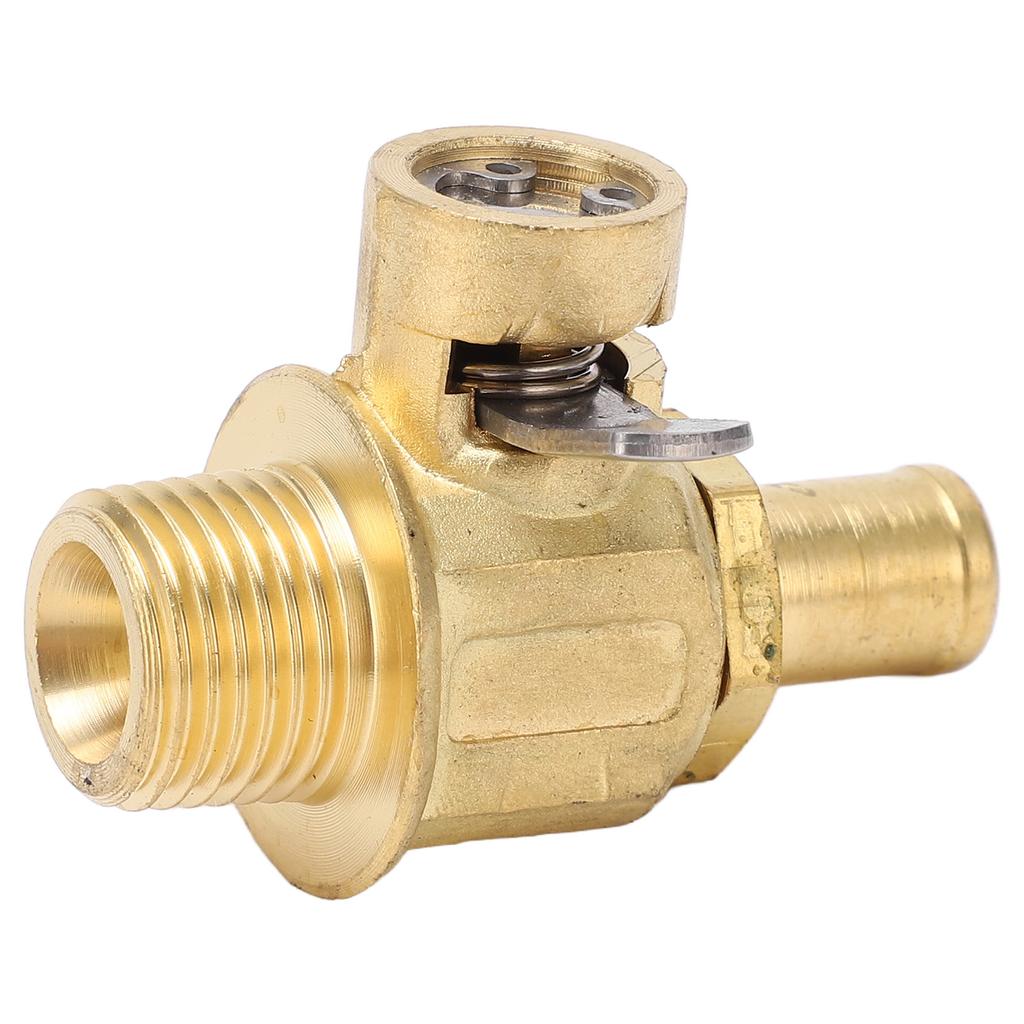 Valvola di Scarico Olio Motore F110N con Clip a Leva LC-10 3/8-18 NPT Ottone Funzionamento One Touch per Furgone Auto Camion Leggero